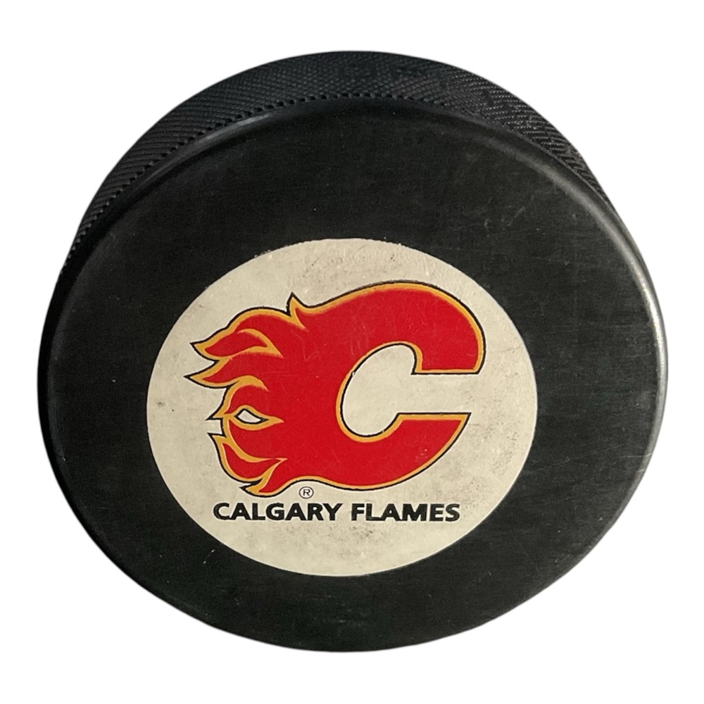 Vintage 1990’s Official NHL Calgary Flames hockey puck